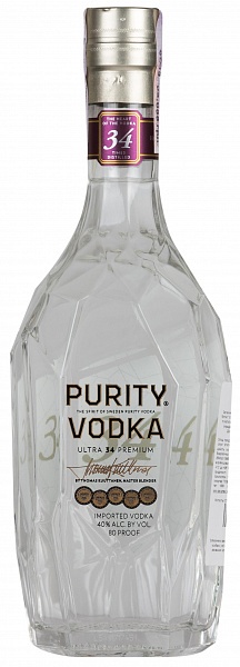 Purity Vodka Ultra 34 Premium Set 6 bottles