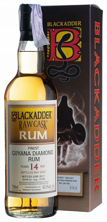 Blackadder Guyana Diamond Rum Raw Cask 14 YO 2003/2017