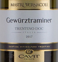 Вино Cavit Mastri Vernacoli Gewurztraminer 2017 Set 6 Bottles