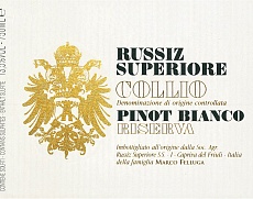 Вино Russiz Superiore Collio Pinot Bianco Riserva 2015