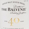 Balvenie 40 YO
