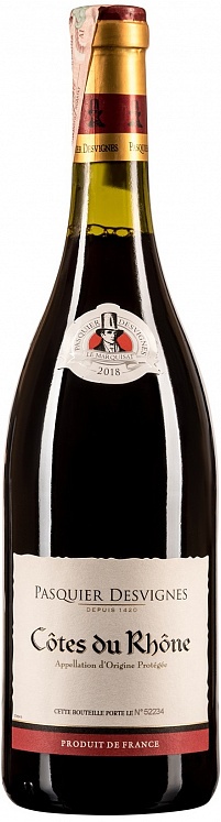 Pasquier Desvignes Cotes du Rhone Rouge 2019 Set 6 bottles