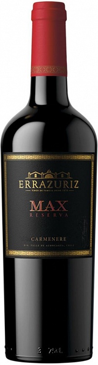 Errazuriz Max Reserva Carmenere 2018 Set 6 bottles