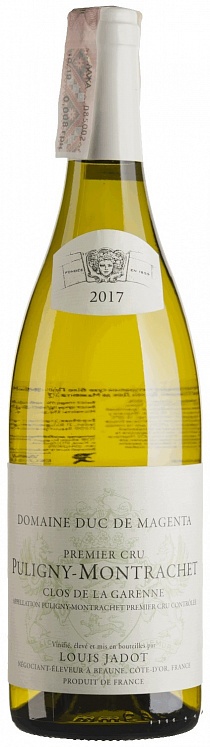 Louis Jadot Puligny-Montrachet Clos de la Garenne Domaine Duc de Magenta 2017