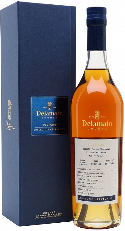 Delamain Cognac Grande Champagne Pleiade Revelation Malaville