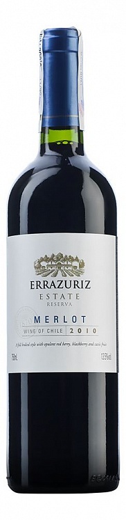 Errazuriz Estate Merlot 2010 Set 6 Bottles
