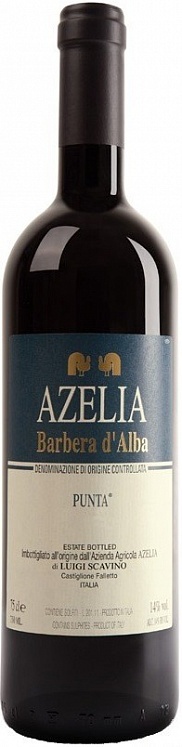 Azelia Barbera d'Alba Punta 2015 Set 6 bottles