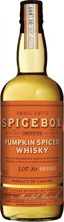 Spicebox Pumpkin Spiced Whiksy Set 6 bottles