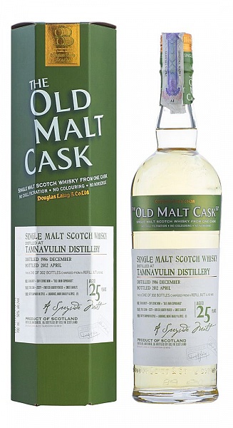 Tamnavulin 25 YO, 1986, The Old Malt Cask, Douglas Laing