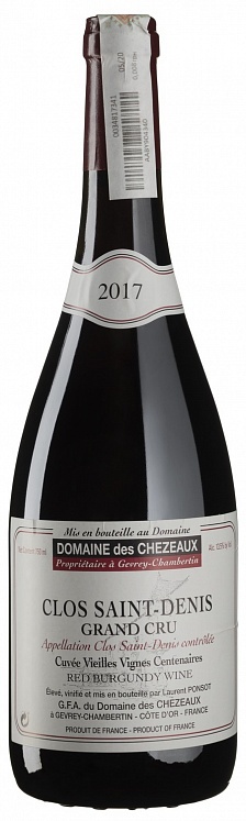 Domaine des Chezeaux Clos Saint-Denis Grand Cru 2017