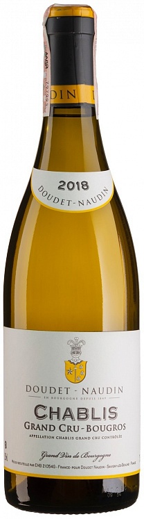 Doudet-Naudin Chablis Grand Cru Bougros 2018 Set 6 bottles