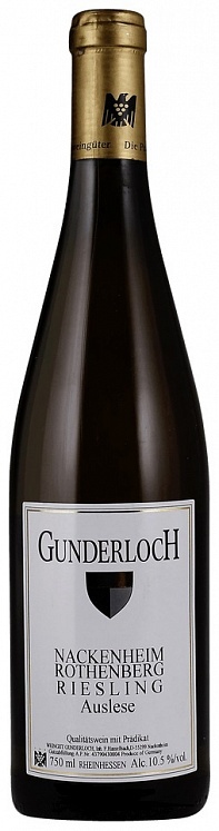 Gunderloch Riesling Auslese Nackenheim Rothenberg 2018