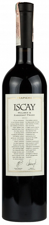 Trapiche Iscay Malbec - Cabernet Franc 2012