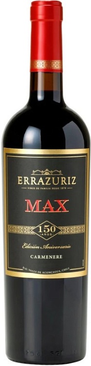 Errazuriz Max Reserva Carmenere 2022 Set 6 Bottles