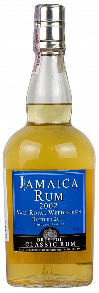 Bristol Spirits Jamaica Rum Vale Royal 2002