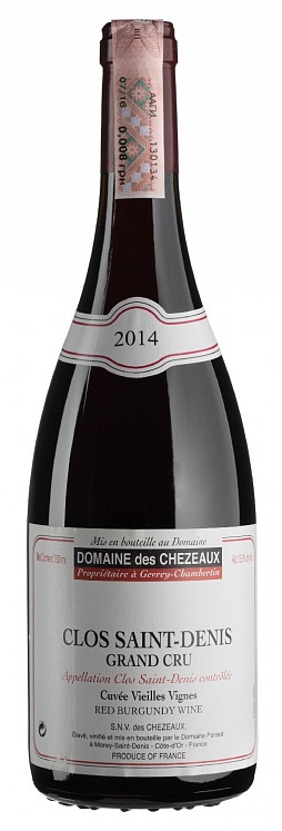 Domaine des Chezeaux Clos Saint-Denis Grand Cru 2014