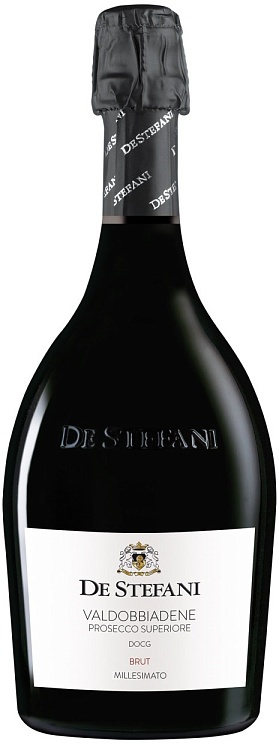 De Stefani Prosecco Brut Millesimato Valdobbiadene 2022 Set 6 bottles