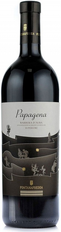 Fontanafredda Papagena Barbera d'Alba Superiore 2014 Set 6 bottles