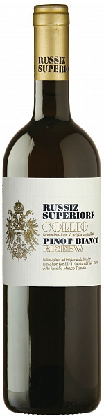 Russiz Superiore Collio Pinot Bianco Riserva 2015