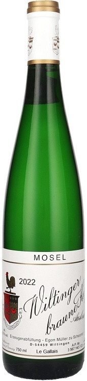 Egon Muller Mosel Riesling Wiltinger Braune Kupp Auslese 2022