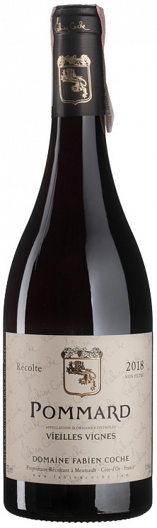 Domaine Fabien Coche Pommard Vieille Vigne 2018 Set 6 bottles