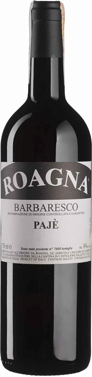 Roagna Barbaresco Paje 2017