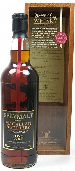 Speymalt from Macallan 58 YO 1950/2009 Gordon & MacPhail