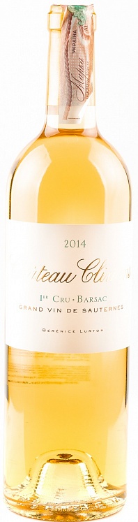 Chateau Climens Barsac Premier Cru 2014