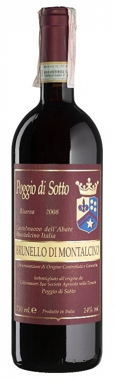 Poggio di Sotto Brunello di Montalcino Riserva 2008