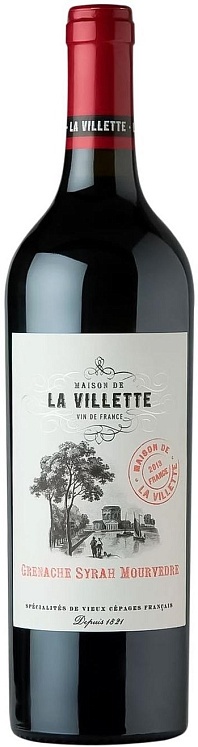 Badet Clement La Villette Grenache Syrah Mourvedre 2019 Set 6 Bottles