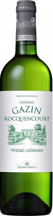 Chateau Gazin Rocquencourt Pessac-Leognan Blanc 2014
