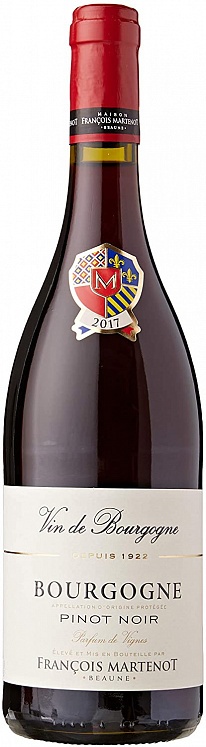 Francois Martenot Bourgogne Pinot Noir Parfum de Vigne 2018 Set 6 bottles