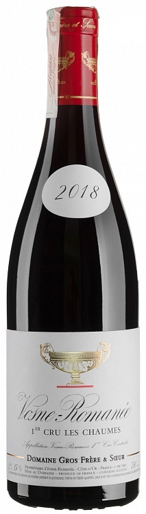 Domaine Gros Frere et Soeur Vosne-Romanee Premier Cru Les Chaumes 2018