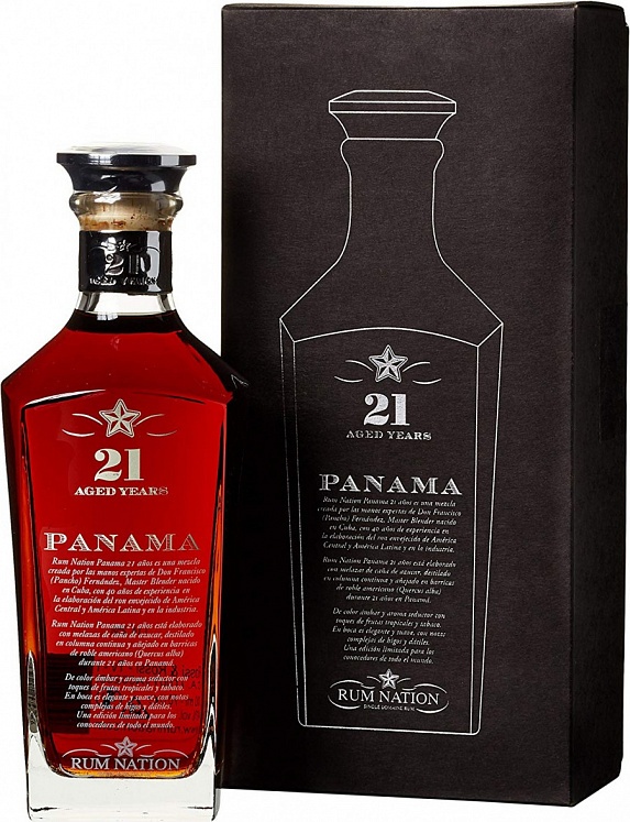 Rum Nation Panama 21 YO