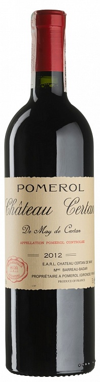 Chateau Certan de May de Certan 2012