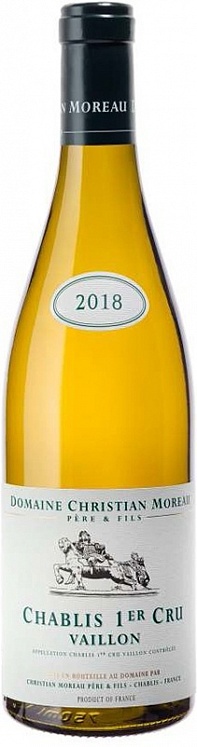 Domaine Christian Moreau Chablis Premier Cru Vaillons 2018