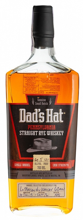 Dad’s Hat Pennsylvania Straight Rye Whiskey