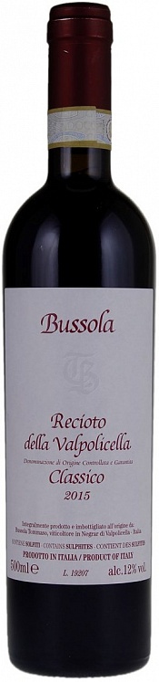 Tommaso Bussola Recioto della Valpolicella Classico 2015, 500ml