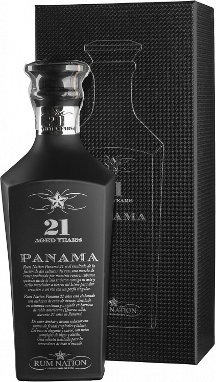 Rum Nation Panama 21 YO Black