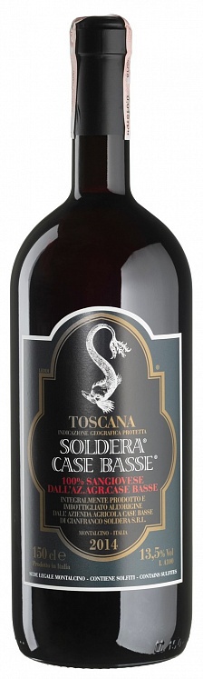 Case Basse Soldera Toscana Sangiovese 2014 Magnum 1,5L