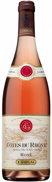 E.Guigal Cotes du Rhone Rose 2015 Set 6 bottles