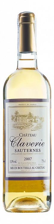 Chateau Claverie Sauternes 2007