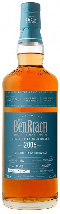 BenRiach 10 YO 2006/2017 PX Puncheon Cellar Book LMDW