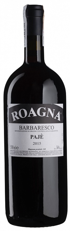 Roagna Barbaresco Paje 2015 Magnum 1,5L