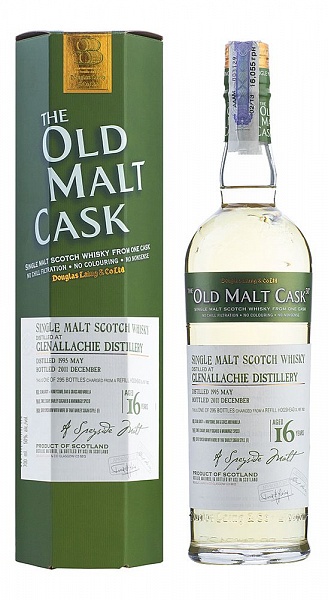 Glenallachie 16 YO, 1995, The Old Malt Cask, Douglas Laing