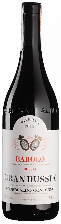 Poderi Aldo Conterno  Barolo Riserva Granbussia 2012