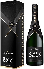 Шампанское и игристое Moet & Chandon Grand Vintage Blanc Extra Brut 2016 Set 2 Bottles