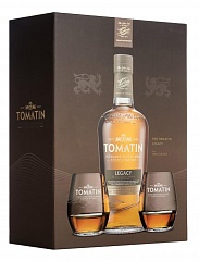Виски Tomatin Legacy Twin Pack Gift 2 Glasses