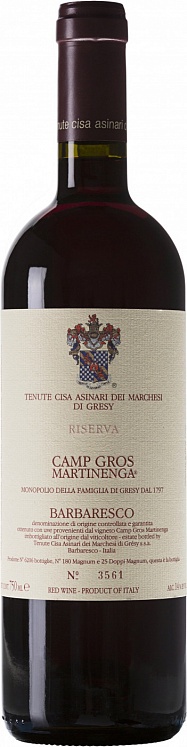 Marchesi di Gresy Barbaresco Martinenga Camp Gros 2012