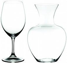 Скло Riedel Ouverture 6 Magnum Glasses & "Apple" Decanter Gift Set